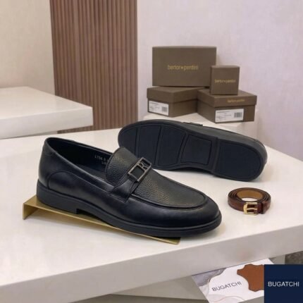 High-Shine Calfskin Genuine Leather Oxford Shoe